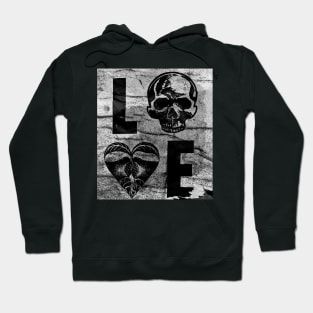 Skull Love number three Hoodie